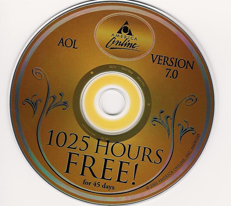 Picture of the AOL-7.0 CD